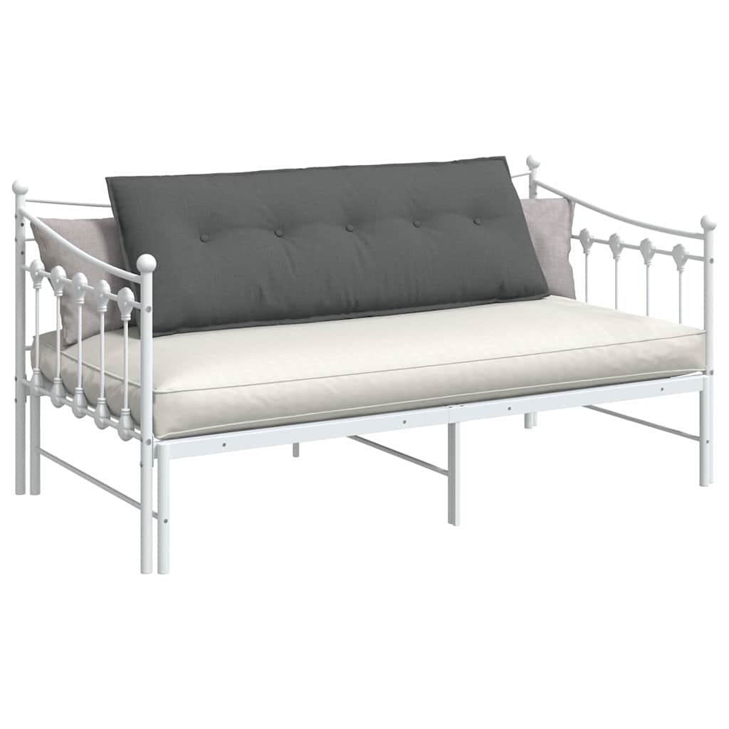 Cuscino per Schiena Grigio scuro 140 x 19 x 50 cm Tessuto