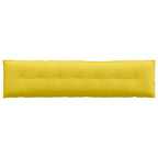 Cuscino per Schiena Giallo Chiaro 140 x 19 x 50 cm Tessuto