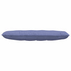 Cuscino per Schiena Blu jeans 140 x 19 x 50 cm Tessuto