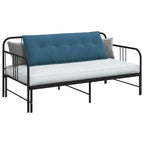 Cuscino per Schiena Blu 140 x 50 cm Tessuto in Cords