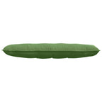 Cuscino per Schiena Verde chiaro 140 x 50 cm Tessuto in Cords