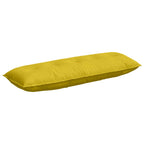 Cuscino per Schiena Giallo 140 x 50 cm Tessuto in Cords