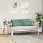 Cuscino per Schiena Verde Mare 140 x 50 cm Tessuto in Cords