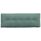 Cuscino per Schiena Verde Mare 140 x 50 cm Tessuto in Cords