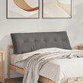 Cuscino per Schiena Grigio chiaro 140 x 50 cm Tessuto in Cords