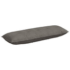 Cuscino per Schiena Grigio chiaro 140 x 50 cm Tessuto in Cords