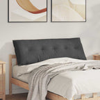 Cuscino per Schiena Grigio scuro 140 x 50 cm Tessuto in Cords