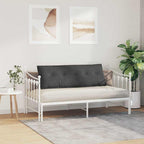 Cuscino per Schiena Grigio scuro 140 x 50 cm Tessuto in Cords
