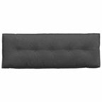 Cuscino per Schiena Grigio scuro 140 x 50 cm Tessuto in Cords