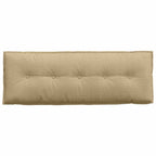Cuscino per Schiena Grigio Verde 140 x 50 cm Tessuto in Cords