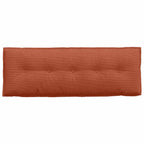 Cuscino per Schiena Rosso Arancio 140 x 50 cm Tessuto in Cords