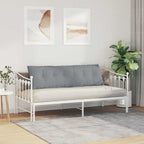 Cuscino per Schiena Grigio chiaro 160 x 19 x 50 cm Tessuto