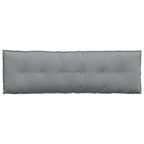 Cuscino per Schiena Grigio chiaro 160 x 19 x 50 cm Tessuto