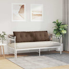 Cuscino per Schiena Marrone 160 x 19 x 50 cm Tessuto