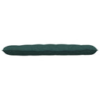 Cuscino per Schiena Verde Scuro 160 x 19 x 50 cm Tessuto