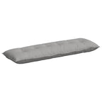 Cuscino per Schiena Grigio Nuvola 160 x 19 x 50 cm Tessuto