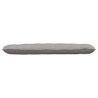 Cuscino per Schiena Grigio Nuvola 160 x 19 x 50 cm Tessuto