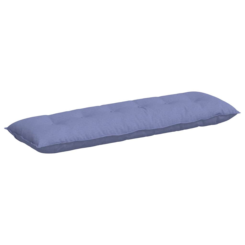 Cuscino per Schiena Blu jeans 160 x 19 x 50 cm Tessuto