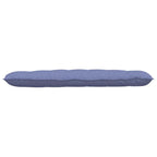 Cuscino per Schiena Blu jeans 160 x 19 x 50 cm Tessuto