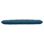 Cuscino per Schiena Blu 160 x 50 cm Tessuto in Cords