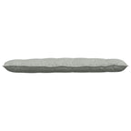 Cuscino per Schiena Grigio chiaro 160 x 50 cm Tessuto in Cords