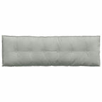 Cuscino per Schiena Grigio chiaro 160 x 50 cm Tessuto in Cords