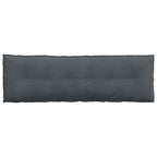 Cuscino per Schiena Grigio scuro 160 x 50 cm Tessuto in Cords