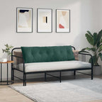 Cuscino per Schiena Verde Scuro 160 x 50 cm Tessuto in Cords