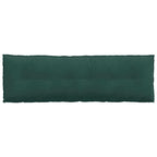 Cuscino per Schiena Verde Scuro 160 x 50 cm Tessuto in Cords