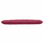 Cuscino per Schiena Rosso Vino 160 x 50 cm Tessuto in Cords