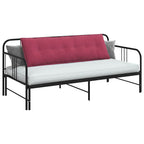Cuscino per Schiena Rosso Vino 160 x 50 cm Tessuto in Cords
