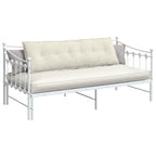 Cuscino per Schiena Crema 160 x 50 cm Tessuto in Cords