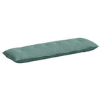 Cuscino per Schiena Verde Mare 160 x 50 cm Tessuto in Cords