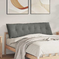 Cuscino per Schiena Grigio scuro 160 x 50 cm