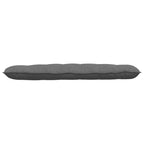 Cuscino per Schiena Grigio scuro 160 x 50 cm
