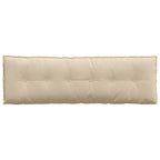 Cuscino per Schiena Crema 160 x 50 cm Tessuto in Microfibra