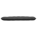 Cuscino per Schiena Grigio scuro 160 x 50 cm Tessuto in Cords