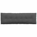 Cuscino per Schiena Grigio scuro 160 x 50 cm Tessuto in Cords