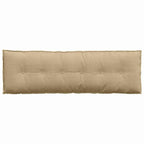 Cuscino per Schiena Grigio Verde 160 x 50 cm Tessuto in Cords