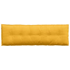 Cuscino per Schiena Giallo Chiaro 160 x 50 cm Tessuto in Cords