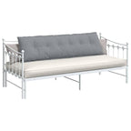 Cuscino per Schiena Grigio chiaro 180 x 19 x 50 cm Tessuto