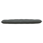 Cuscino per Schiena Grigio scuro 180 x 19 x 50 cm Tessuto