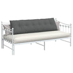 Cuscino per Schiena Grigio scuro 180 x 19 x 50 cm Tessuto