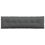 Cuscino per Schiena Grigio scuro 180 x 19 x 50 cm Tessuto