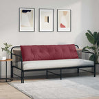 Cuscino per Schiena Rosso Vino 180 x 19 x 50 cm Tessuto