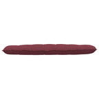 Cuscino per Schiena Rosso Vino 180 x 19 x 50 cm Tessuto