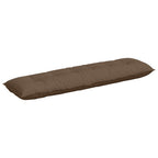 Cuscino per Schiena Marrone 180 x 19 x 50 cm Tessuto