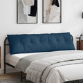 Cuscino per Schiena Blu 180 x 19 x 50 cm Tessuto