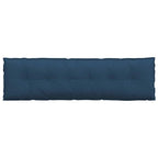 Cuscino per Schiena Blu 180 x 19 x 50 cm Tessuto
