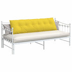 Cuscino per Schiena Giallo Chiaro 180 x 19 x 50 cm Tessuto